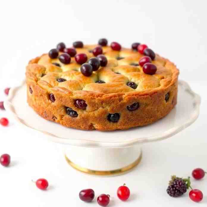 Easy Eccles Cake - Flaky Fruit Pastry Cake Recipe